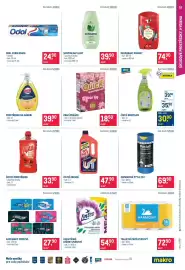Makro leták Strana 15: Prostředek na nádobí €39,90, DEODORANT PÁNSKÝ €74,90
