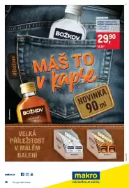 Makro leták Strana 18: Božkov Vodka 37,5 %, Božkov Originál 37,5 % €29,90