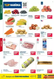 Makro leták Strana 2: Broskve žlutomasé €39,90, Cibule žlutá €17,90