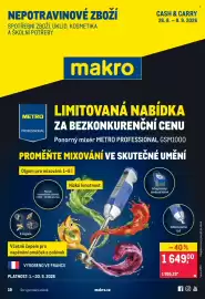 Makro leták Strana 1: PROFI PONORNÝ MIXÉR €1.649,00