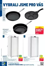 Makro leták Strana 2: CHLADICÍ SKŘÍŇ GRE600 GN 2/1 €14.990,00, PÁNVE BLACK LINE €285,00