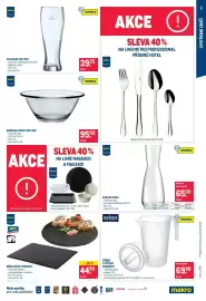 Makro leták Strana 9: KARAFA ENZA €65,00, SKLENICE NA PIVO €39,25
