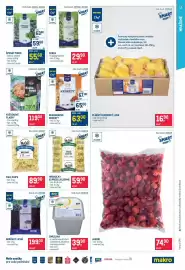 Makro leták Strana 11: Květákové placky €119,00, Špenát porce €55,60