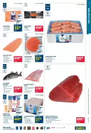 Makro leták Strana 7: Losos uzený plátky €459,00, KREVETY PD ARGENTINSKÉ €449,00