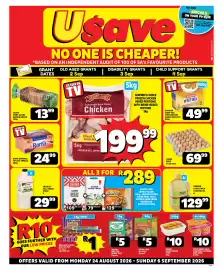 Usave catalogue Page 1: Rama Original 70% Fat Spread €24,99, BOKOMO WEET-BIX WHOLEGRAIN WHEAT BISCUITS €49,99