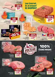 Billa leták týden 35 Strana 3: Vocílka tenké plátky z krkovice €139,90, Pražské trhané vepřové