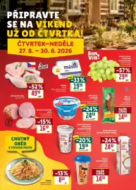 Billa leták týden 35 Strana 36: Bon Via! Hrozny révy vinné bílé bezsemenné €29,90, Billa nanuk €14,90