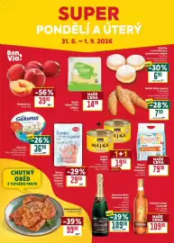 Billa leták týden 35 Strana 40: Bon Via! Nektarinky €39,90, Hamé Mákka €19,95