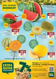 Billa leták týden 35 Strana 9: Meloun Cantaloupe €36,90, Žlutý meloun medový €36,90