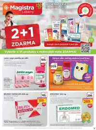 Magistra lékárny leták Strana 1: Brufen rapidcaps 400 mg €159,00, Erdomed 225 mg granule pro perorální suspenzi €289,00