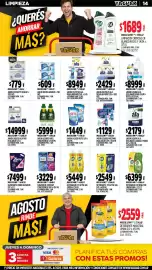 Catálogo Supermercados Yaguar semana 35 Página 14: Netic jabon liquido €1.449,00, Cif detergente active gel limon €5.449,00
