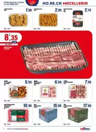 Volantino Adhoc Pagina 6: Unika burger di bovino €15,95, Amadori spiedino rustico maxi €7,95
