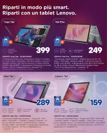 Volantino FreeShop Pagina 12: Lenovo Yoga Tab €399,00, Lenovo Tab Plus €249,00