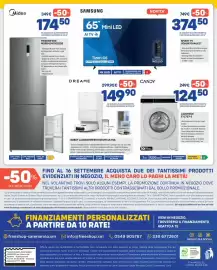 Volantino FreeShop Pagina 9: Samsung 65" Mini LED AI TV €374,50, Frigorifero Midea €174,50