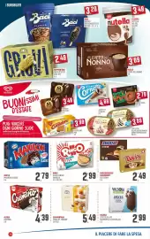 Volantino Maxipiù Pagina 10: Valsolia stecco gelato ricoperto al cioccolato €2,99, Mars/Snickers/Twix/Bounty Ice Cream €2,49