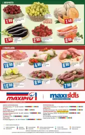 Volantino Maxipiù Pagina 24: Susine gialle/rosse €1,99, Carote €0,99