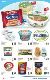 Volantino Maxipiù Pagina 4: Latteria Sorensina Grana Padano Scaglie €1,59, Robiola Osella senza lattosio €0,99