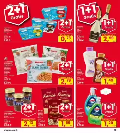 Volantino Eurospar Pagina 13: Yogurt Senza Lattosio Bella Vita €0,73, Detersivo piatti gel concentrato Dual Power €1,29