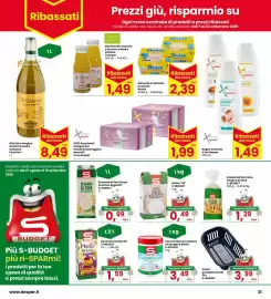 Volantino Eurospar Pagina 21: Farina tipo 00 S-BUDGET €0,49, Merenda al latte Mio assortita Nestlé €2,39