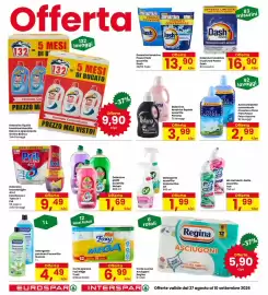 Volantino Eurospar Pagina 26: Detersivo piatti assortito Nelson €1,69, Detersivo lavatrice liquido assortito Perlana €3,99