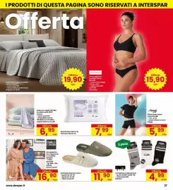 Volantino Eurospar Pagina 27: Guanciale in fiocco di memory €7,99, Pantofola donna o uomo €11,90