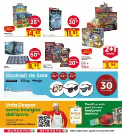 Volantino Eurospar Pagina 30: Pokemon Paper Sleeve, Album Pokemon €8,45