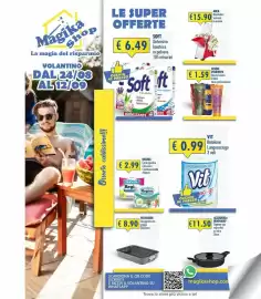 Volantino Magika Shop Pagina 1: Vit rotolone lungoasciugo €0,99, Tesor d'Oriente Doccia Crema €1,59