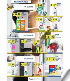 Volantino Magika Shop Pagina 4: Dualpower Sani active sgrassatore €1,59, Alba lavapavimenti cani e gatti €1,49