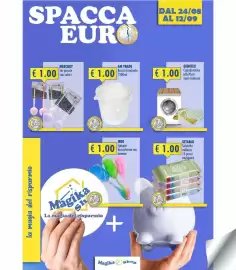 Volantino Magika Shop Pagina 8: Brocca Graduata €1,00, Salviette milleusi Easy Day €1,00