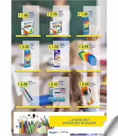 Volantino Magika Shop Pagina 9: Giotto colori a tempera €6,90, Penna con evidenziatore €0,40
