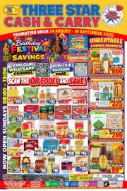 Three Star Cash and Carry catalogue Page 1