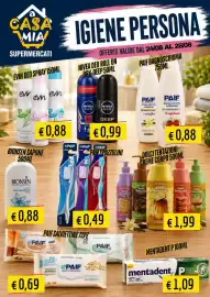 Volantino A Casa Mia Pagina 10: Dolci Tentazioni creme corpo €1,99, PAIF spazzolino da denti €0,49