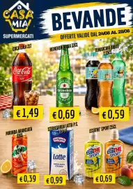 Volantino A Casa Mia Pagina 4: Sterilgarda Latte €0,99, Tomarchio bibite €0,59