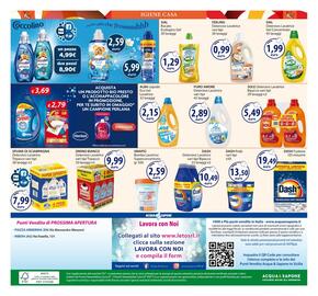 Volantino Acqua & Sapone Pagina 20: Spuma di sciampagna €7,99, Omino Bianco Detersivo Lavatrice €9,99