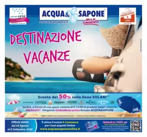 Volantino Acqua & Sapone Pagina 1: Linee SOLARI