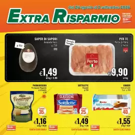Volantino Famila Market settimana 35 Pagina 2: Kinder fetta al latte €1,55, Sottilette classiche €1,49