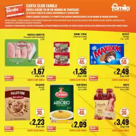 Volantino Famila Market settimana 35 Pagina 3: Curtiriso Riso Arborio €2,09, Fagottini Balocco €2,23