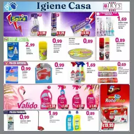 Volantino Irys Pagina 2: Brilla sacchi profumati nettezza urbana €0,69, Fiaccola alluminio citronella €0,89