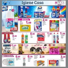 Volantino Irys Pagina 3: Bulkysoft tovaglioli salvaspazio €2,29, Superfive Cattura colori €0,79