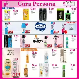Volantino Irys Pagina 5: Equilibra Siero capelli rosmarino €3,59, Carborn spray idroprotettivo €2,59