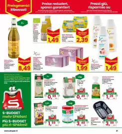 Volantino Interspar Pagina 21: Bevanda Bio Arancia e Zenzero o Mela e Zenzero Trevisan €1,49