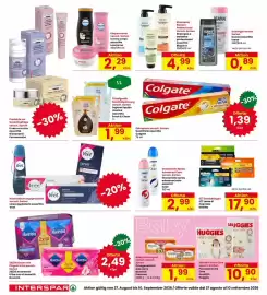 Volantino Interspar Pagina 24: Nuvenia Assorbenti Ultra con ali assortiti €2,49, Linea depilatoria assortita Veet