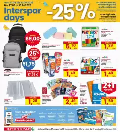 Volantino Interspar Pagina 30: Maxi-Hefte Pigna €2,49, Hüllen XXL €1,29
