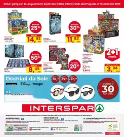 Volantino Interspar Pagina 32: Sammelalbum Album Pokemon €8,45, Pokemon Paper Sleeve