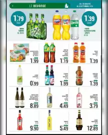 Volantino La Mimosa Supermercati Pagina 9: Amaro Montenegro €12,89, Succhi di frutta Valfrutta vari gusti €1,99