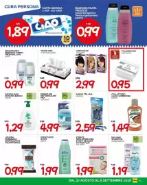 Volantino Hardis Pagina 15: Linfacolor vari colori €2,99, Veline viso Fior di carta €0,99