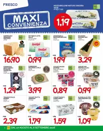 Volantino Hardis Pagina 6: Fettine di latte Inalpi €0,99, Mascarpone & Gorgonzola Igor Dolcetto €1,99