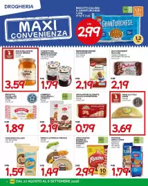Volantino Hardis Pagina 8: Cabrioni Ciocofroll/Capricci €2,19, Kinder Colazione Più €2,19