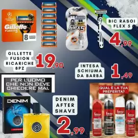 Volantino Ferdico settimana 34 Pagina 18: Gillette Fusion ricariche €19,90