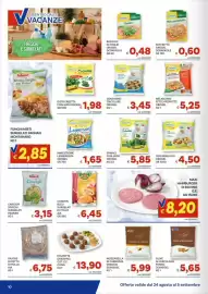 Volantino Vivo Supermercati Pagina 10: Contorno tricolore Orogel €3,45, Carciofi spicchi surgelati Pagnan €3,15
